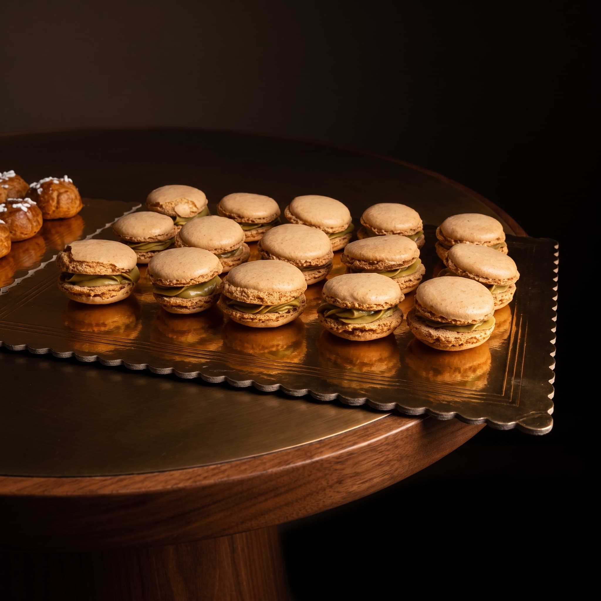 Macaron al pistacchio